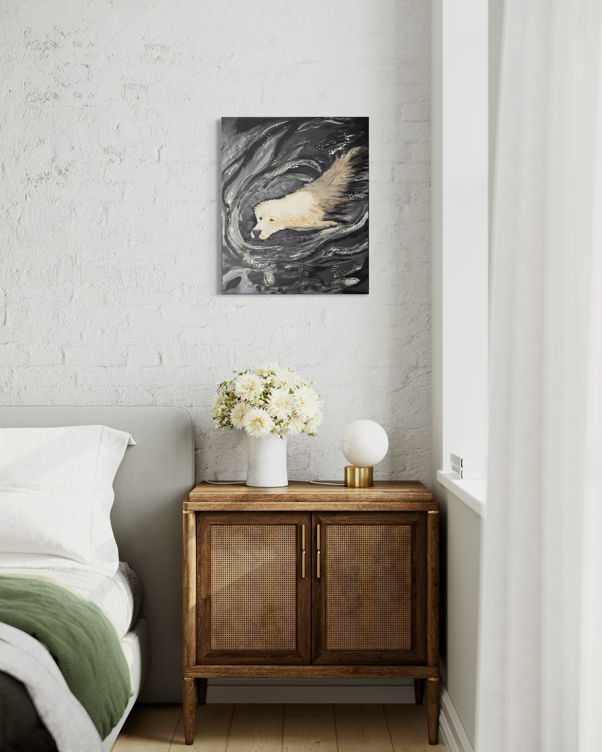 Moose - Stretched Canvas